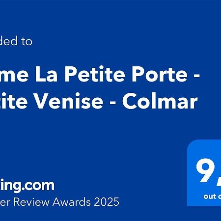 Home La Petite Porte - Petite Venise - קולמר מראה חיצוני תמונה
